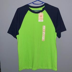 Urban Pipeline, Lime Green with Navy Sleeves, Boys Youth XL